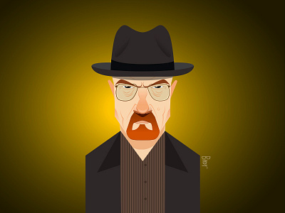 Breaking Bad 1 breaking bad illustration portrait vector