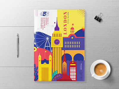 London City Guide InDesign Template | A Fun Project a4 book bold colors brochure design city book template city branding city guide template city illustration clean color colorful indesign indesign template modern travel cover travel guide travel guidebook travel guidebook template