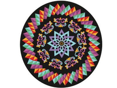 Costa Rican ox-cart pattern branding pattern costa rica