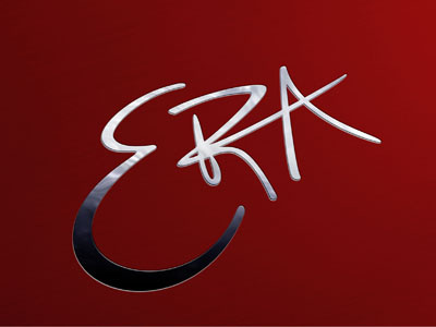 Era (logo for bar and Grill) branding lettering logo mark restaurant silver