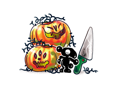Halloween is coming... 30s character design halloween illustration pumpkin