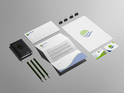 Corporate Identity agenda clean corporate branding corporate business card design envelopes letterhead logo mock up