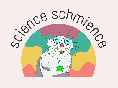 Science Rat adobe illustrator fun art illustration illustrator laboratory logo rat science vector wacom