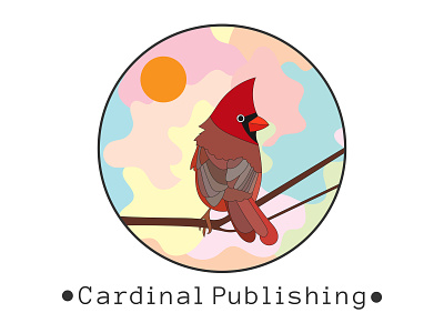 Cardinal Publishing adobe illustrator animal art bird illustration bird logo branding design graphic art graphic artist illustration illustrator logo vector wacom