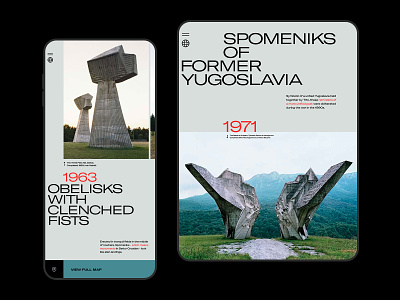 Spomenik • 02 architecture design editorial memorial sculpture ui ui design