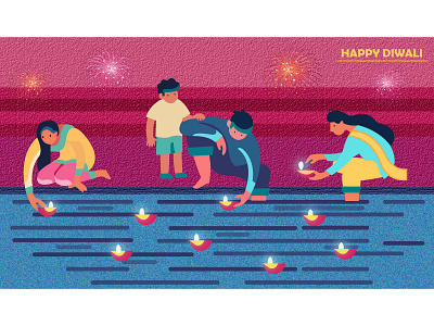 Happy Diwali - Diwali Vector Illustration digital diwali diwali diwali illustration diwali vector illustration happy diwali