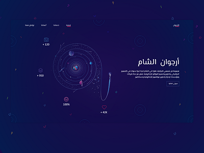 Arabic Design Agency css 3 dailyui design illustration typography ui ux web website