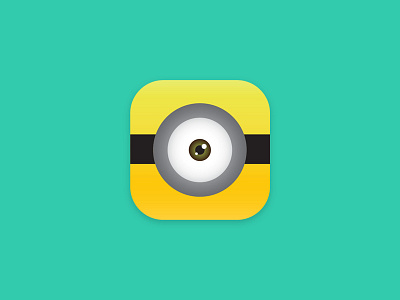 Day005 - App Icon camera icon ios kids minion