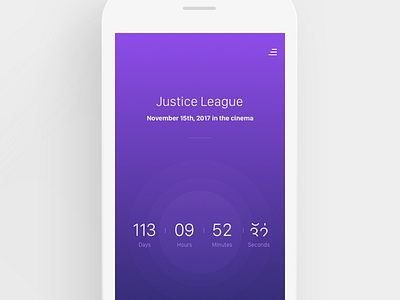 Countdown Timer 014 app countdown counter dailyui interface iphone minimal simple timer ui