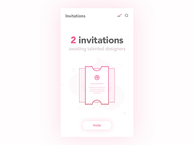 Dribbble Invitations