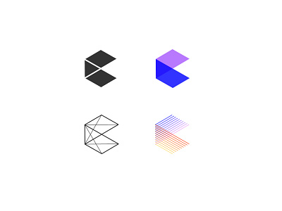 "c" letter logo concept branding logo minimal vector