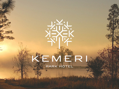 Logo of Kemeri Park Hotel branding design graphic design logo minimal vector