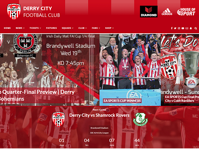 Derry City FC website