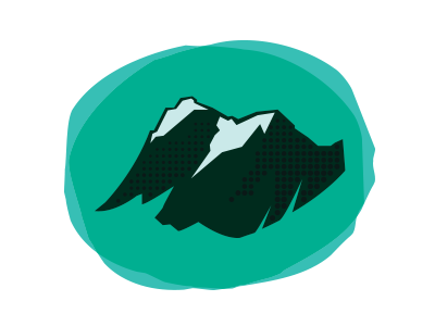 Mountain illustration mountains