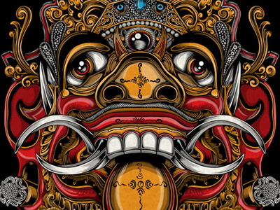 Balinese Demon balinese demon indonesia mask