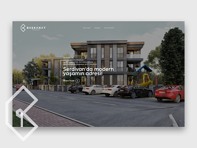 Başkanat Construction Web Site Design app branding design flat ui web webdesign website