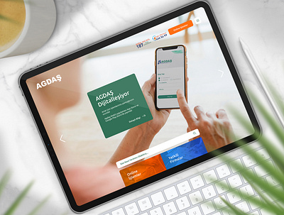 Agdaş Website UI Design design ui web website