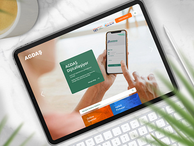 Agdaş Website UI Design