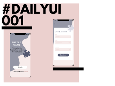 Dailyui 001 dailyui adobe xd design app ui