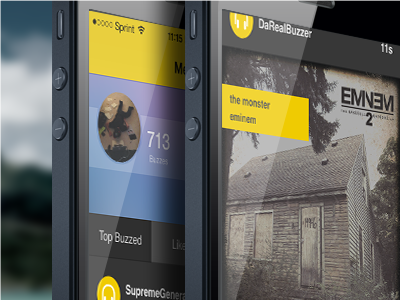 Beecast - Music Streaming App beecast buzz buzzing follow friends listen music social network stream app iphone ios