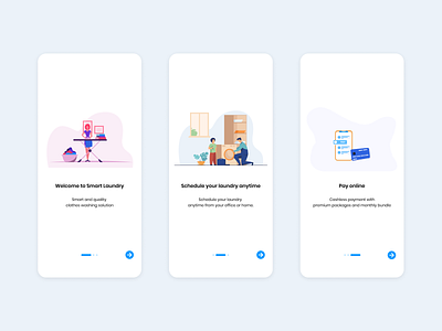 Splash screen ui design branding design laundry app product design ui ux