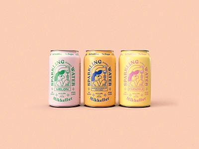 Mikkeller Sparkling Alcoholic Water art beer beer label branding branding and identity design illustration lifestyle logo packaging sparkling typography