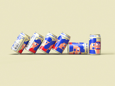 Mikkeller Side Eyes art beer beer label branding branding and identity color design graphic design illustration lifestyle logo packaging typography