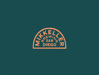 Mikkeller San Diego Badges badges branding color design graphic illustration logo marks typography vector
