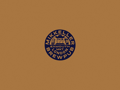 Mikkeller Brewpub London beer branding design drawing illustration logo typography wordmark