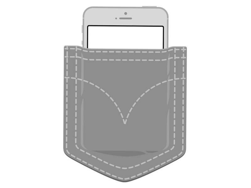 Phone in Pocket WIP by Steve Lowtwait on Dribbble