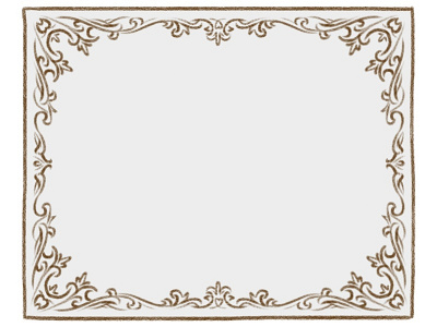 Decorative Border v.1 border decoration finials illustration ipad ornamentation rough sketch