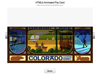 HTML5 Animated Flip Card