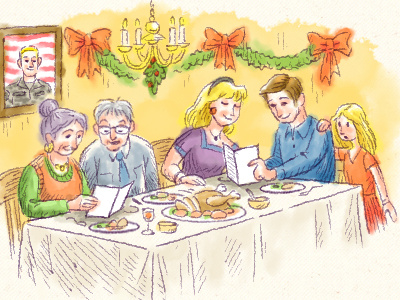 Holiday Dinner, Final Color