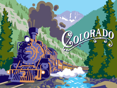 Colorado colorado design illustration typography