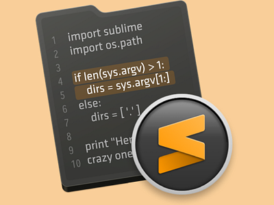 Sublime Text app icon icon mac mac icon replacement replacement icon sublime text