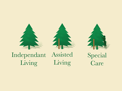 Cedars Tree Icons cedar cedar tree icon illustration retirement retirement community