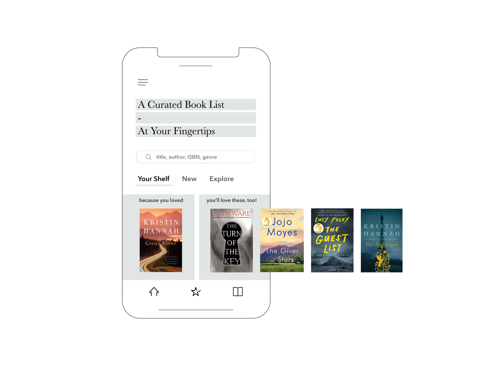 Book Generator App Design by Katie Wood on Dribbble
