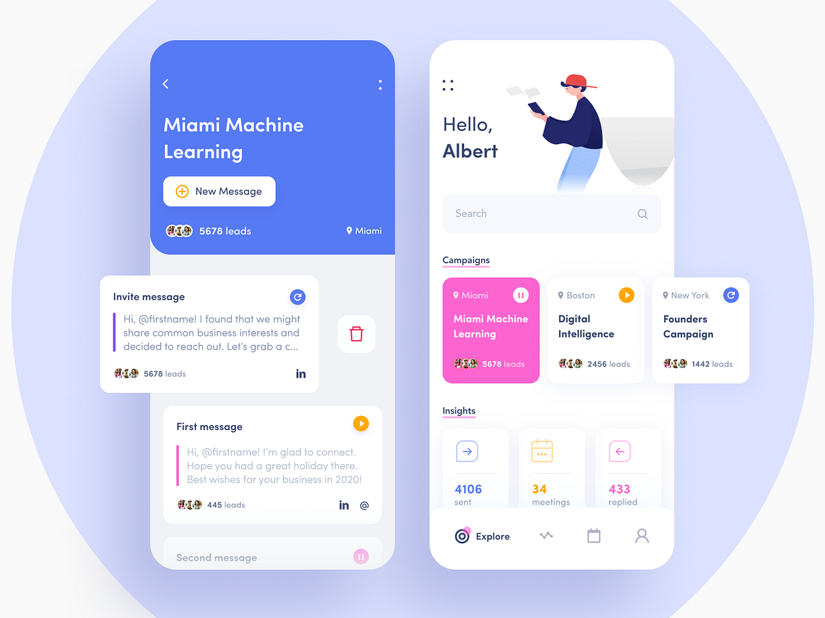 Lead Generation App by Nazarii Medukha on Dribbble