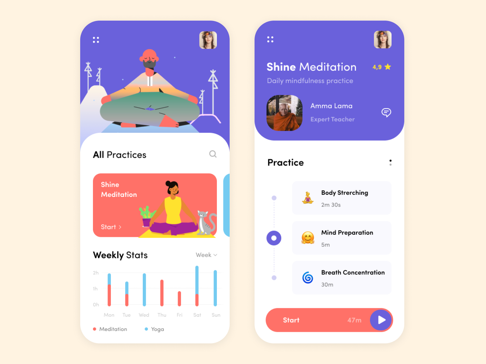 meditation redesign