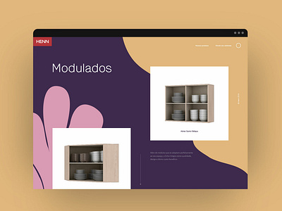 Henn website design flat illustration ui