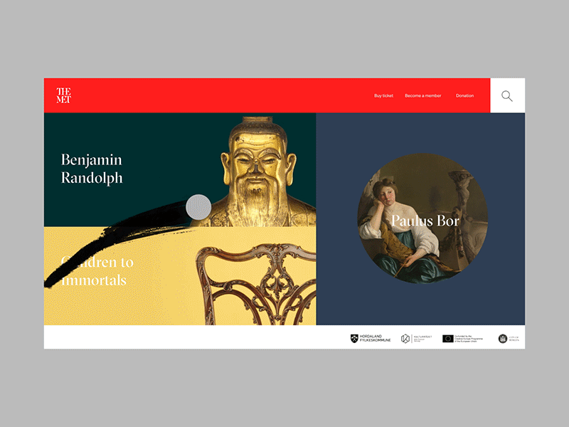 The Met | exhibition brand and identity design logo ui ux website