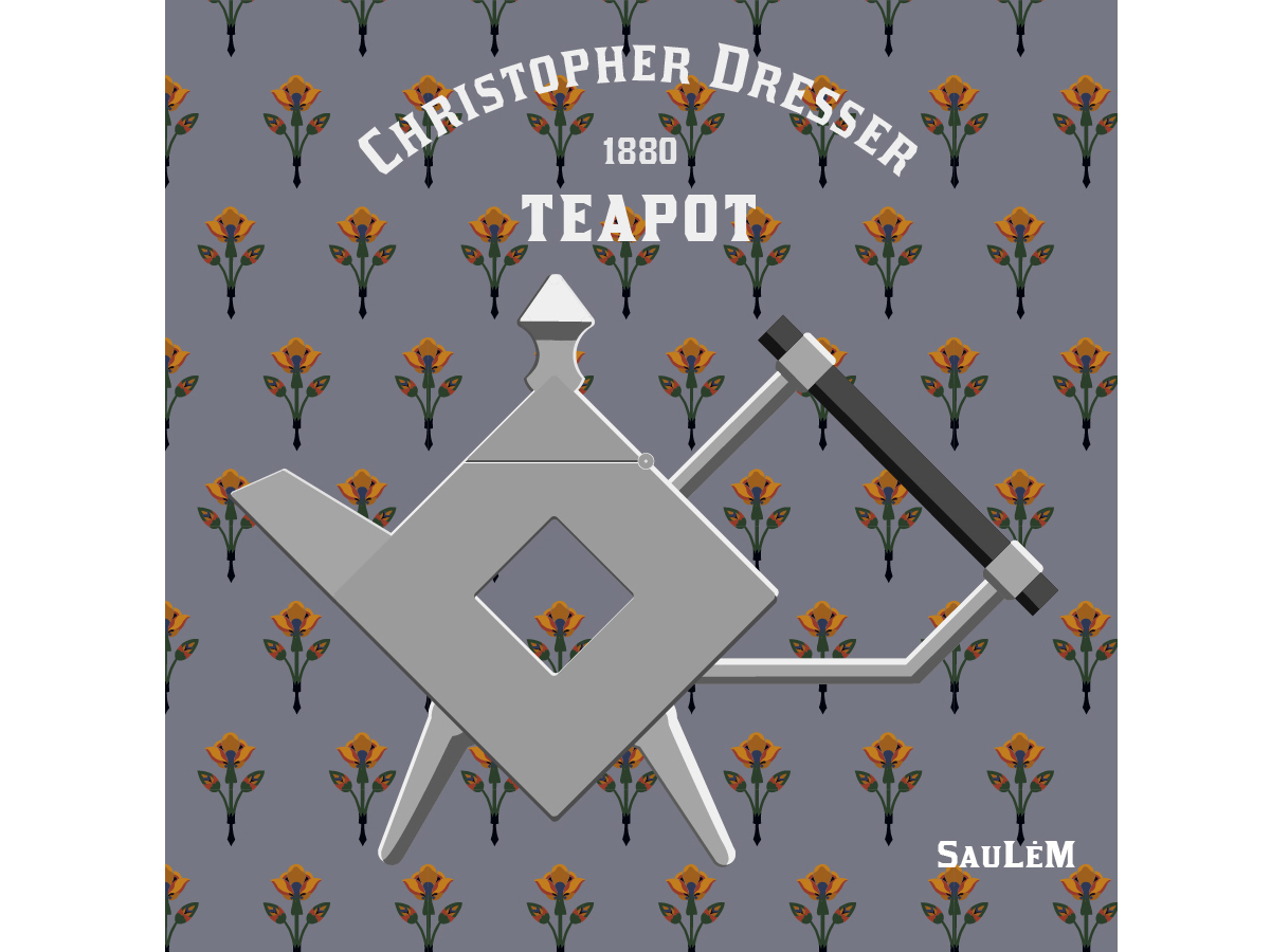 Design Icons Christopher Dresser Inspired Pattern By Saulė On