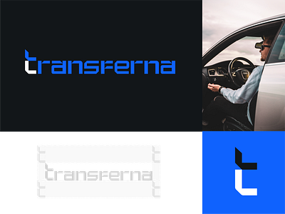 Transferna | Logo & Branding blue branding car carservice design graphic design illustration logo luxury service startup switzerland transfer transport typography ui uxdesign
