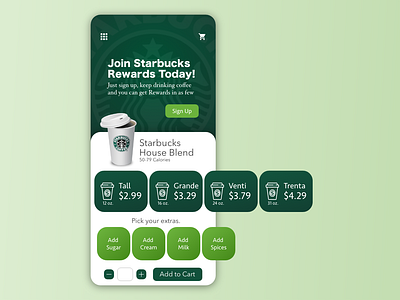 Starbucks Coffee Application IOS Android android coffee design drinks ios mobile starbucks ui ux
