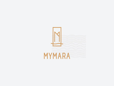 MyMara apartments branding color design hotel lake logo magic real estate agency typography