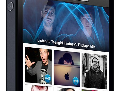 Fliptape Side View – version 2 ios iphone mix popular spotify ui ux