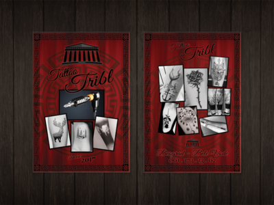 Flyer design Tribl Tattoo Studio brochure brochure design commercial photography design design art fly sheet flyer flyer artwork flyer design flyer designs flyers leaflet leaflet design photoshop sheet studio design