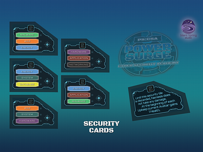Security Tiles Card for card game