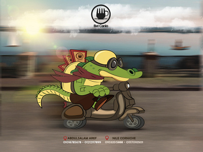 COCO The Crocodile advertising alligator cafe character character design characterdesign crocodile delivery design graphicdesign illustration outdoor poster restaurant vector vector art vectorart vectors