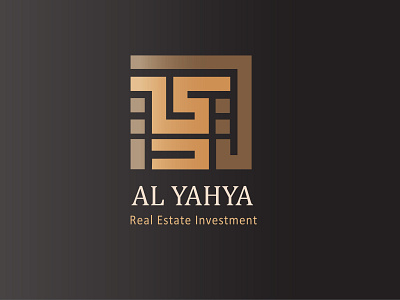 AL YAHIA Real Estate Investment Logo Design